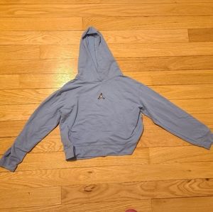 Jordan cropped blue hoodie